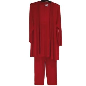 Destinations pant suit by Mava XS/S RED dressy